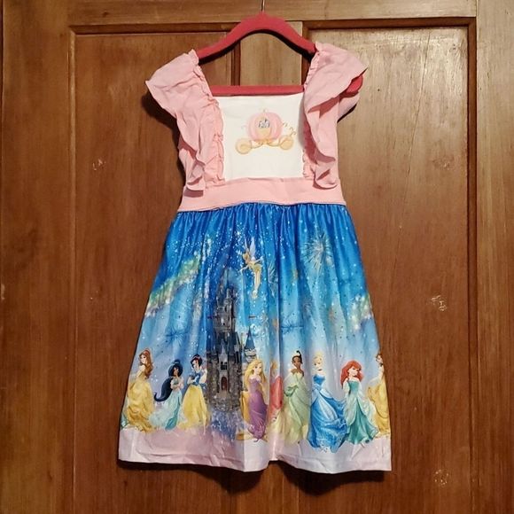 open lace back dress Disney Princess Sticker Dress-up Party – DK main image 0